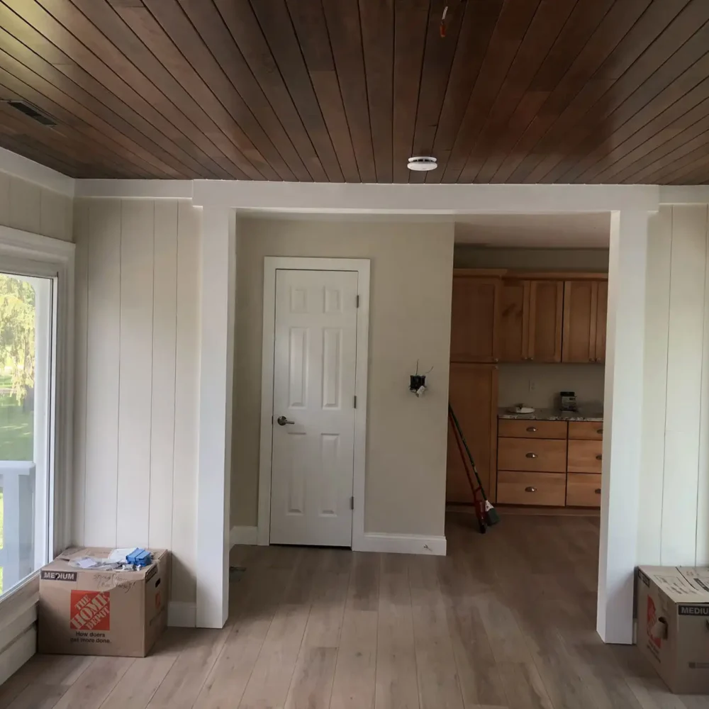 Modern Ranch Style Living Room Remodel